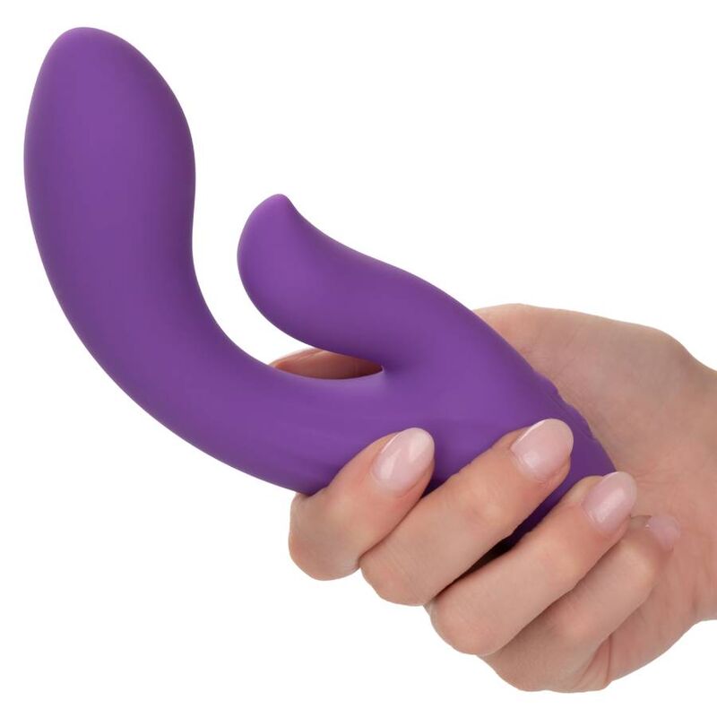 CALEXOTICS Stella Dual Pleaser Violet – Giocattolo erotico dal design curvo per un piacere personalizzato
