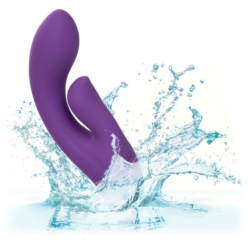 CALEXOTICS Stella Dual Pleaser Violet – Giocattolo erotico dal design curvo per un piacere personalizzato