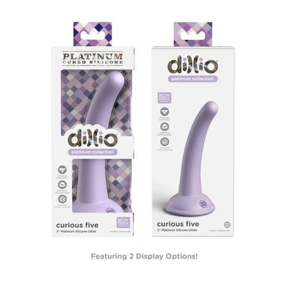 DILLIO Curious Five 12,7 cm Lilla – Sex toy in silicone medico ipoallergenico per un piacere affidabile