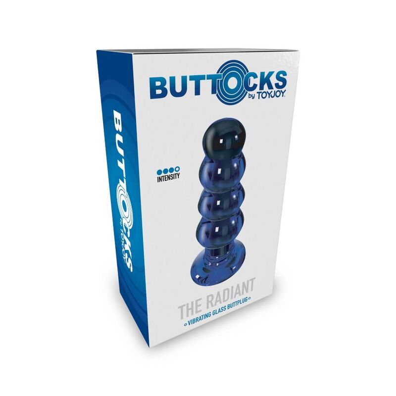 TOYJOY Buttocks The Radiant Glass Buttplug – Plugg Anal De Vidrio Con Estimulación Sensorial Única