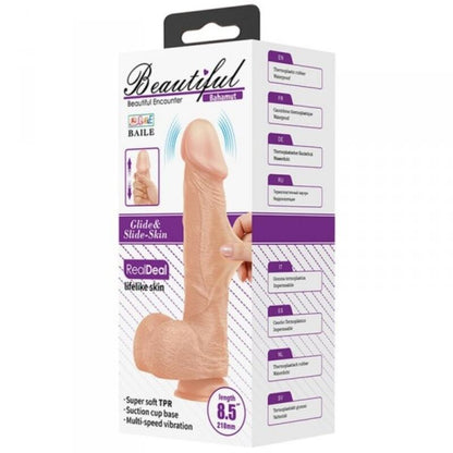 Comprar BAILE Beautiful Encounter Bahamut Vibración 21.8 CM Natural – Diseño Realista Para Una Experiencia Única-Noxtic