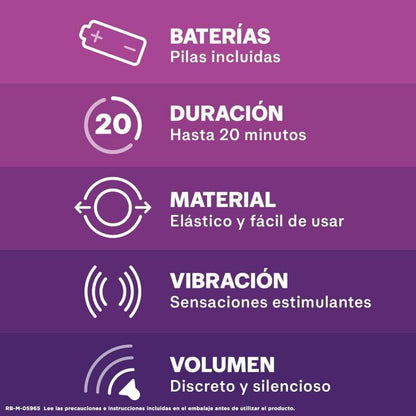 DUREX Anillo Intense Vibrations – Diseño Ergonómico Para Potenciar La Conexión En Pareja