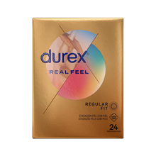 DUREX Real Feel 24 pezzi – Preservativi senza lattice per una sensazione naturale