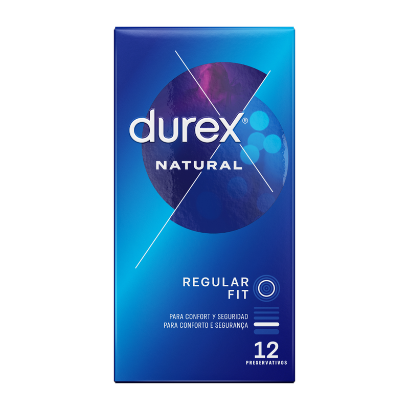 DUREX Natural Plus 12 Unidades – Preservativos Con Diseño Ultra Fino Para Mayor Sensibilidad