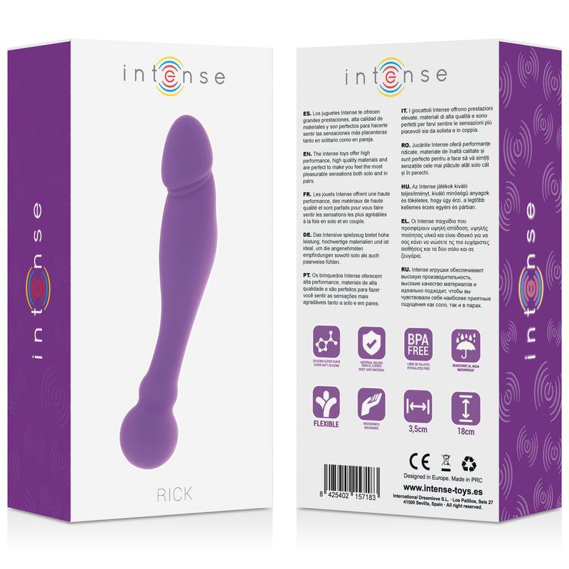 INTENSE Silicone Rick Dual Lilac – Design elegante per un piacere affidabile e libertà sensoriale