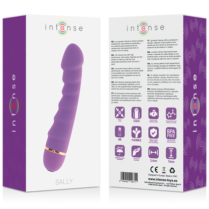 Intense Sally 20 Velocidades Lila – Vibrador De Silicona Suave Con Diseño Elegante