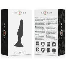Comprar INTENSE Anal Level 2 Negro – Estimulador Suave Con Punta Cónica Para Placer Intenso-Noxtic