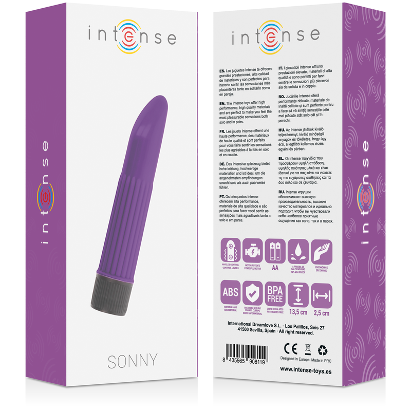 Comprar INTENSE Sonny Vibrador Lila – Masajeador Compacto Con Punta Curva Para Placer Dirigido-Noxtic