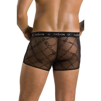PASSION 032 Short James Negro S M – Ropa Íntima Con Diseño Elegante Para Comodidad Y Libertad Sensual