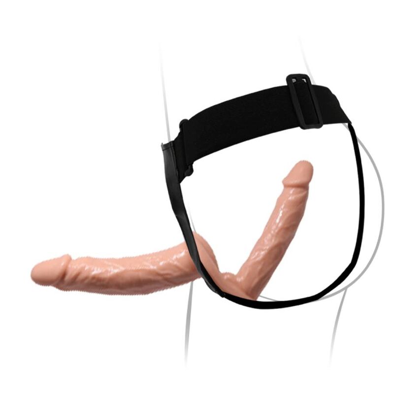 BAILE - ULTRA PASSIONATE HARNESS DOBLES DILDOS CON ARNÉS-BAILE HARNESS COLLECTION-Noxtic