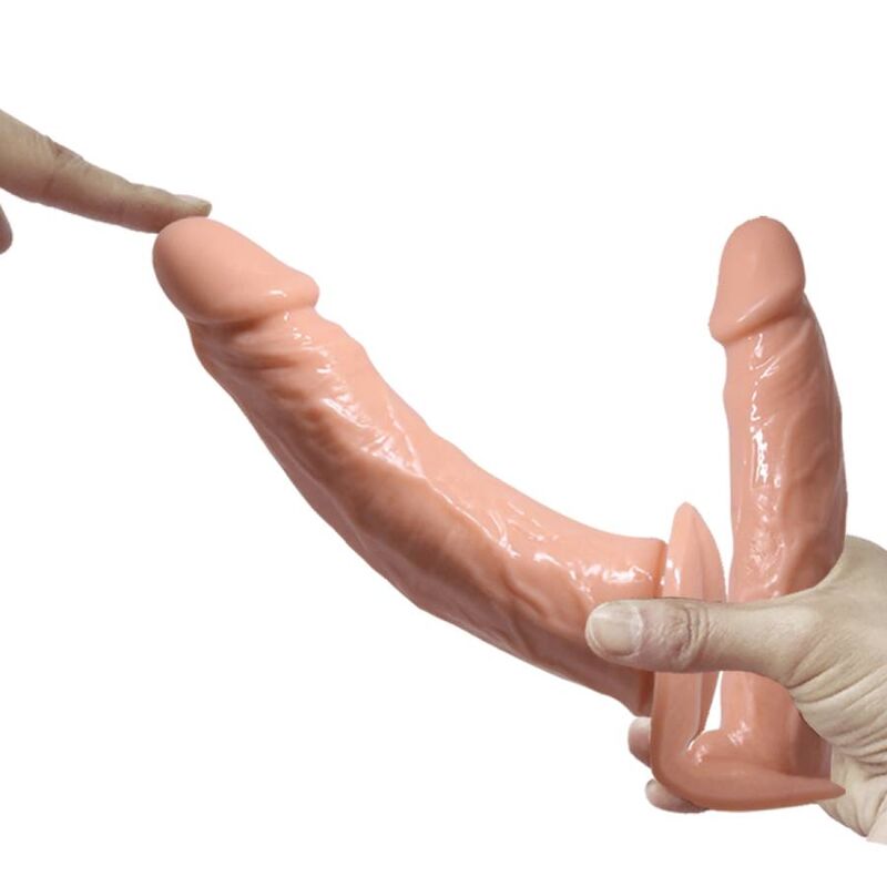 BAILE - ULTRA PASSIONATE HARNESS DOBLES DILDOS CON ARNÉS-BAILE HARNESS COLLECTION-Noxtic