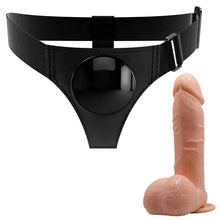 PRETTY LOVE - HARNESS BRIEFS ARNÉS UNIVERSAL CON DILDO TOM 20 CM NATURAL-PRETTY LOVE-Noxtic