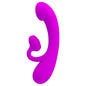 PRETTY LOVE - SINCERE SILICONE CLITORIS VIBRATOR AND SUCKER PURPLE
