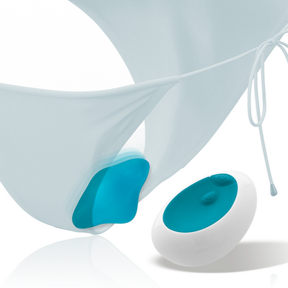 INTENSE Samantha Pantie Telecomando Blu – Discreto con Design Ergonomico per il Piacere Personale