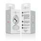 Comprar INTENSE Plug Anal Metal Con Cristal Plata Talla M – Diseño Elegante Para Una Experiencia Sensorial Única-Noxtic