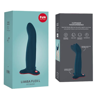 Comprar FUN FACTORY Limba Dildo Flex L Velvet Blue – Diseño Flexible Para Adaptarse A Cualquier Posición-Noxtic