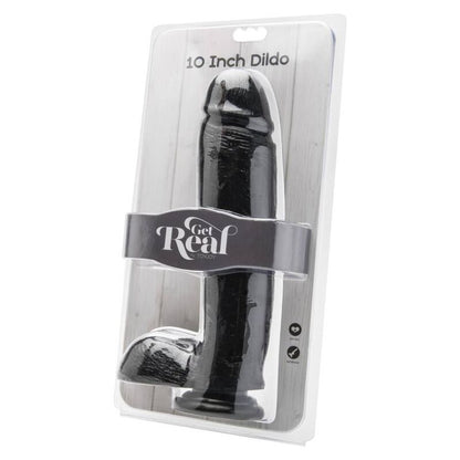 Comprar GET REAL Dildo 25 5 Cm Negro – Diseño Realista Para Placer Íntimo Confiable-Noxtic