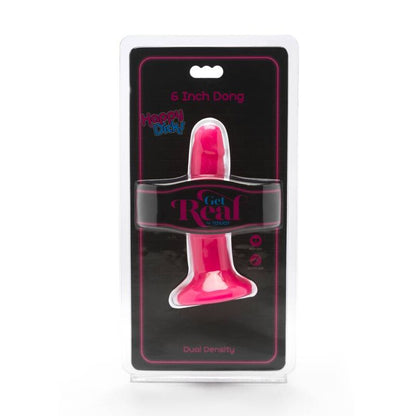 Comprar GET REAL Happy Dicks Dong 12 Cm Rosa – Diseño Ergonómico Para Placer Sensual-Noxtic