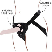 GET REAL - STRAP-ON HARNÉS NEGRO-GET REAL-Noxtic