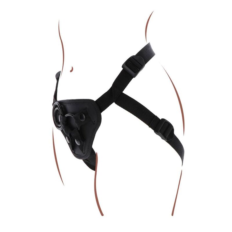 GET REAL - STRAP-ON HARNÉS NEGRO-GET REAL-Noxtic