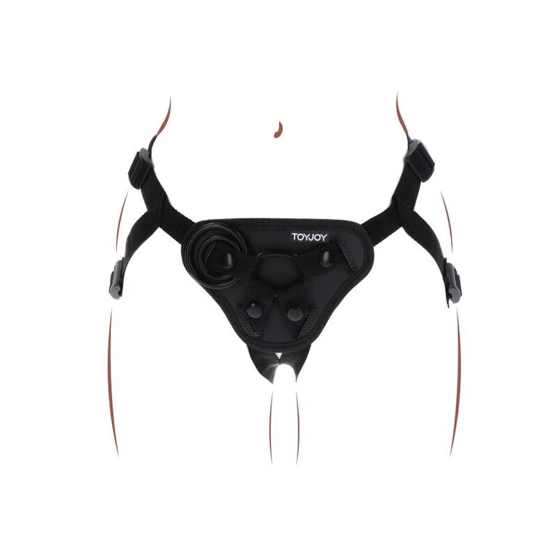 GET REAL - STRAP-ON HARNÉS NEGRO-GET REAL-Noxtic