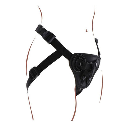 GET REAL - STRAP-ON HARNÉS NEGRO-GET REAL-Noxtic