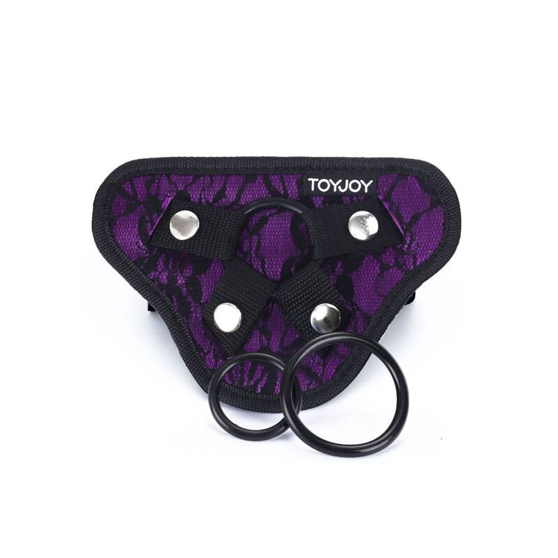 GET REAL - STRAP-ON LACE HARNÉS MORADO-GET REAL-Noxtic