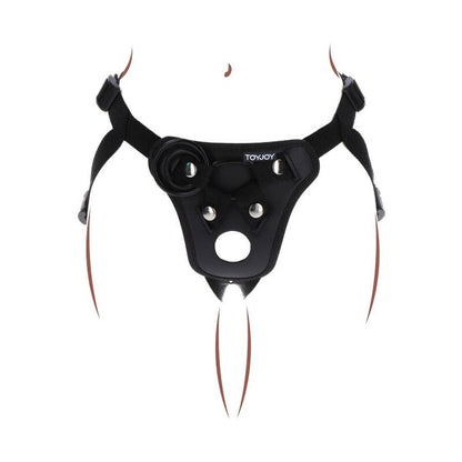 GET REAL - STRAP-ON PLEASURE HARNÉS NEGRO-GET REAL-Noxtic