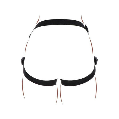 GET REAL - STRAP-ON PLEASURE HARNÉS NEGRO-GET REAL-Noxtic