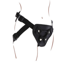 GET REAL - STRAP-ON DELUXE BLACK HARNESS