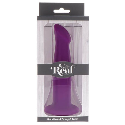 GET REAL Goodhead Dong 12 Cm Morado – Diseño Ergonómico Con Base De Ventosa Para Uso Versátil
