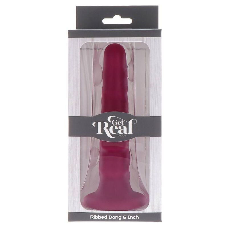 Get Real Dong 12 Cm Rojo – Diseño Con Ventosa Para Uso Con Manos Libres
