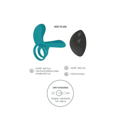 XOCOON Anillo Vibrador Para Parejas Verde – Diseño Inteligente Para Mayor Sensibilidad Y Placer Compartido