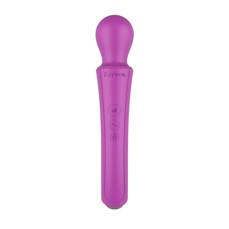XOCOON Fuchsia Curved Wand – Vibratore ricaricabile con design ergonomico