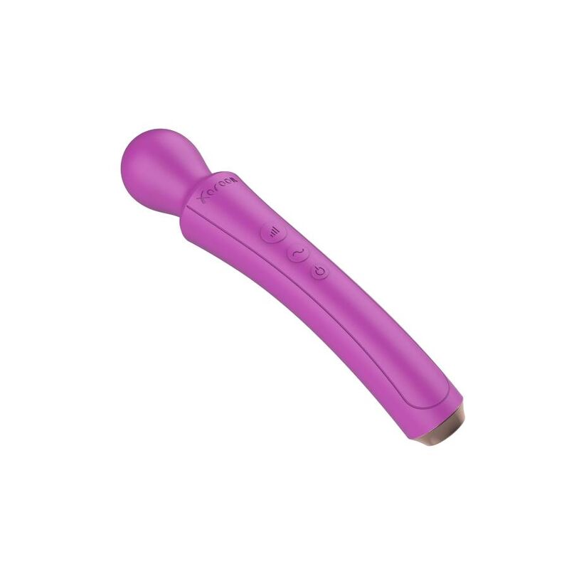 XOCOON Fuchsia Curved Wand – Vibratore ricaricabile con design ergonomico
