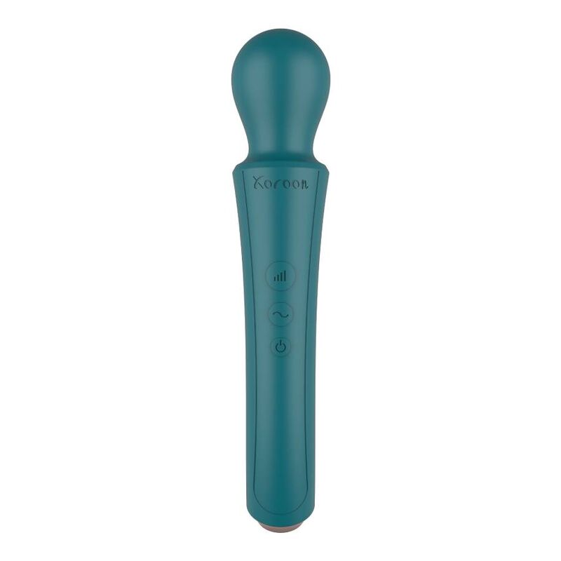 XOCOON The Curved Wand Verde – Vibrador Recargable Con Diseño Ergonómico Para Placer Personal