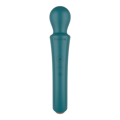 XOCOON The Curved Wand Verde – Vibrador Recargable Con Diseño Ergonómico Para Placer Personal