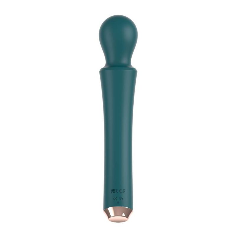 XOCOON The Curved Wand Verde – Vibrador Recargable Con Diseño Ergonómico Para Placer Personal