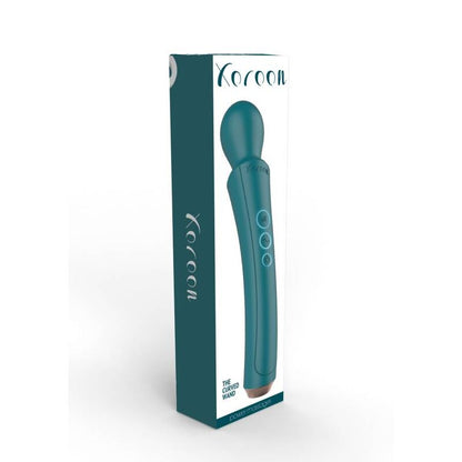 XOCOON The Curved Wand Verde – Vibrador Recargable Con Diseño Ergonómico Para Placer Personal