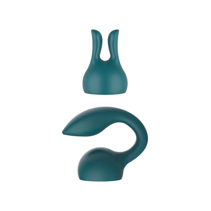 XOCOON Accesorios Masajeador Personal Verde – Silicona Médica Hipoalergénica Para Experiencia Confortable