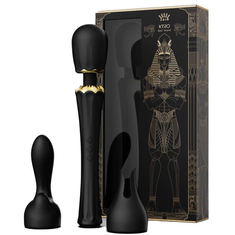 ZALO Kyro Wand Negro – Masajeador Con Diseño Elegante Para Bienestar Personal