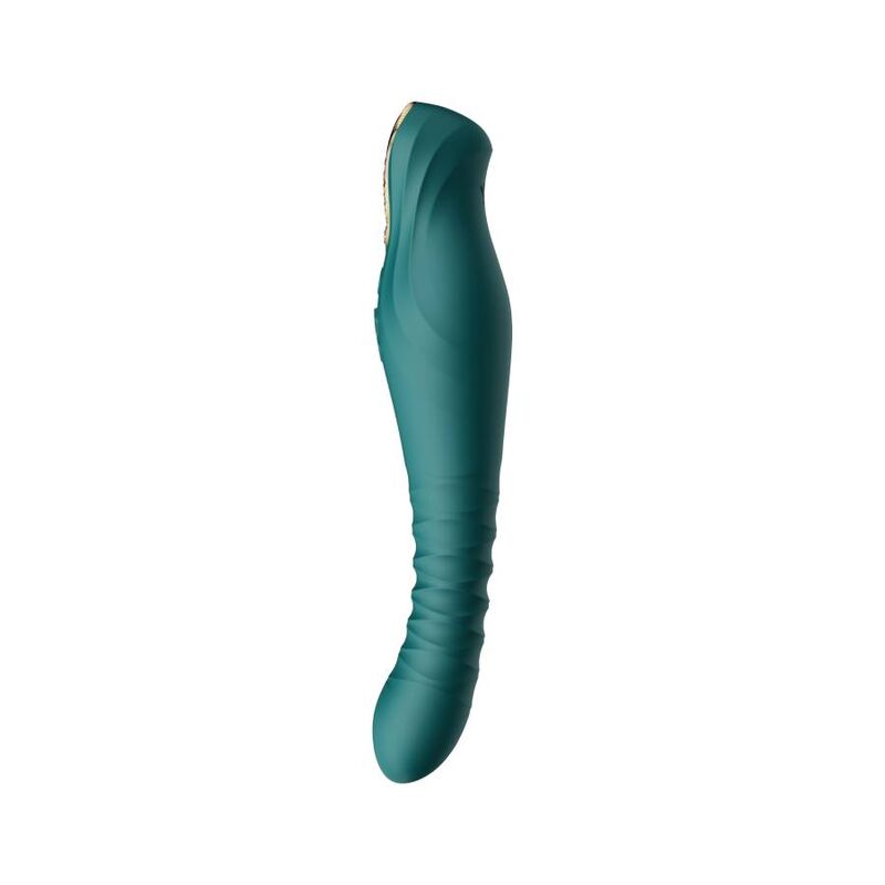 ZALO King Thruster Verde – Vibrador Recargable Con Tecnología PowerThrust Para Estimulación Única