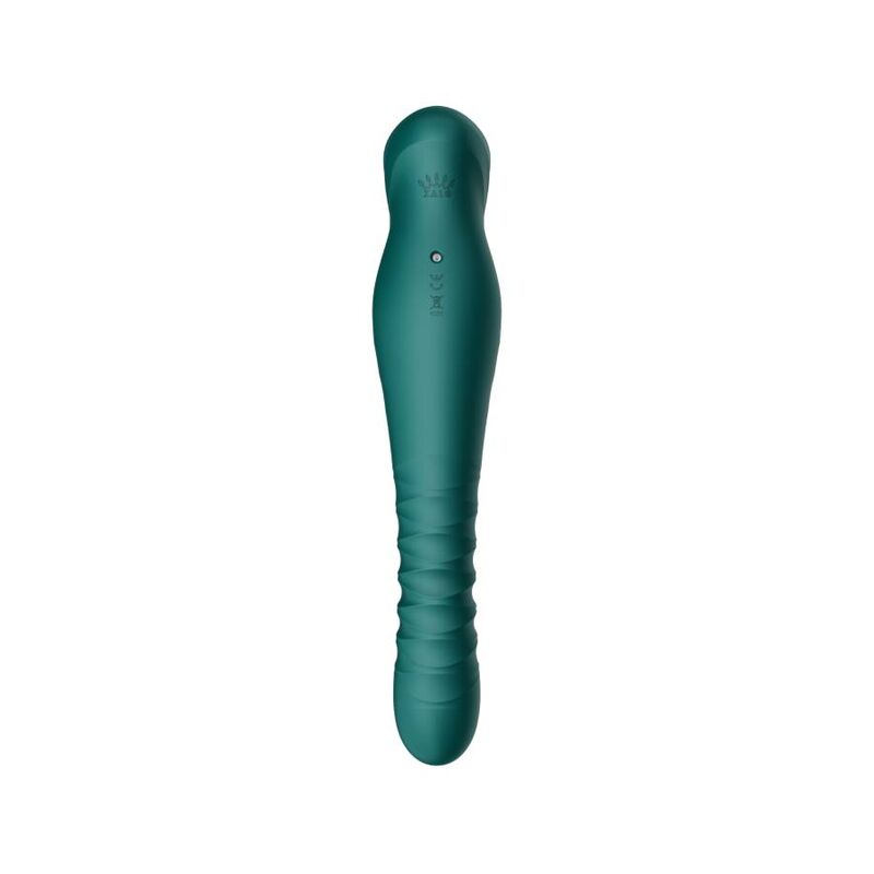 ZALO King Thruster Verde – Vibrador Recargable Con Tecnología PowerThrust Para Estimulación Única