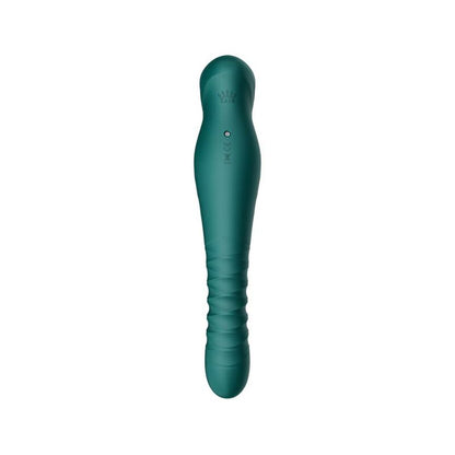 ZALO King Thruster Verde – Vibrador Recargable Con Tecnología PowerThrust Para Estimulación Única