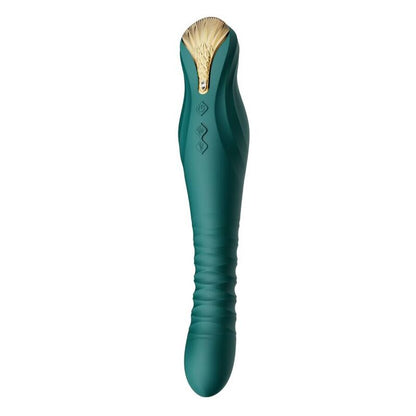 ZALO King Thruster Verde – Vibrador Recargable Con Tecnología PowerThrust Para Estimulación Única