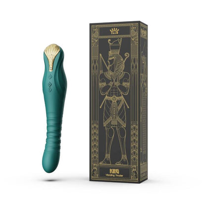 ZALO King Thruster Verde – Vibrador Recargable Con Tecnología PowerThrust Para Estimulación Única