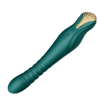 ZALO King Thruster Verde – Vibrador Recargable Con Tecnología PowerThrust Para Estimulación Única