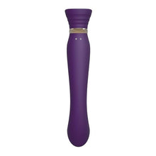 ZALO Queen G-spot PulseWave Vibe Morado – Vibrador de Lujo Con Diseño Elegante y Adornos de Swarovski