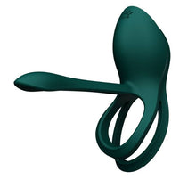 ZALO Bayek Anillo Vibrador Control Remoto Verde – Diseño Elegante Para Placer Compartido