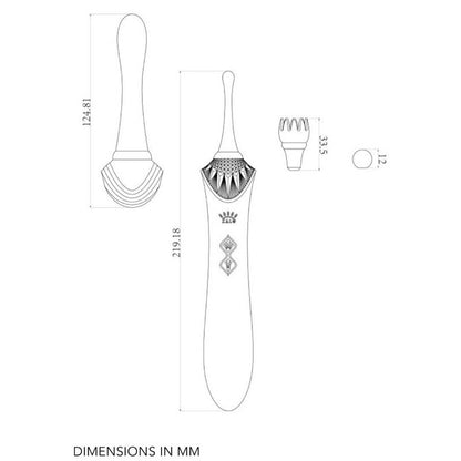 ZALO Bess 2 Morado – Masajeador Personal Recargable Con Diseño Innovador